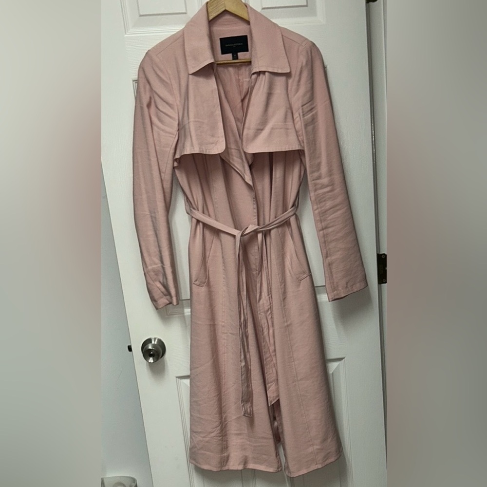 Banana Republic Pink Trench Coat